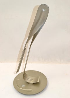 Herman Miller Signed Leaf LED Desk Lamp by Yves Behar Model G6510.3Y Modern 2007