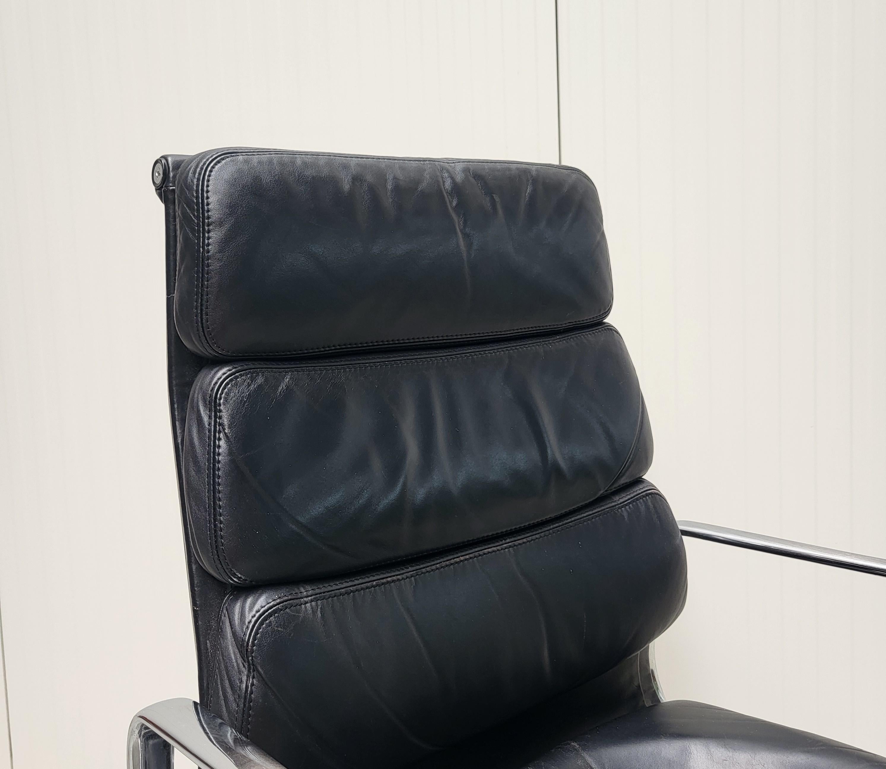 Aluminum Herman Miller Soft Pad Office Chair by Charles Eames