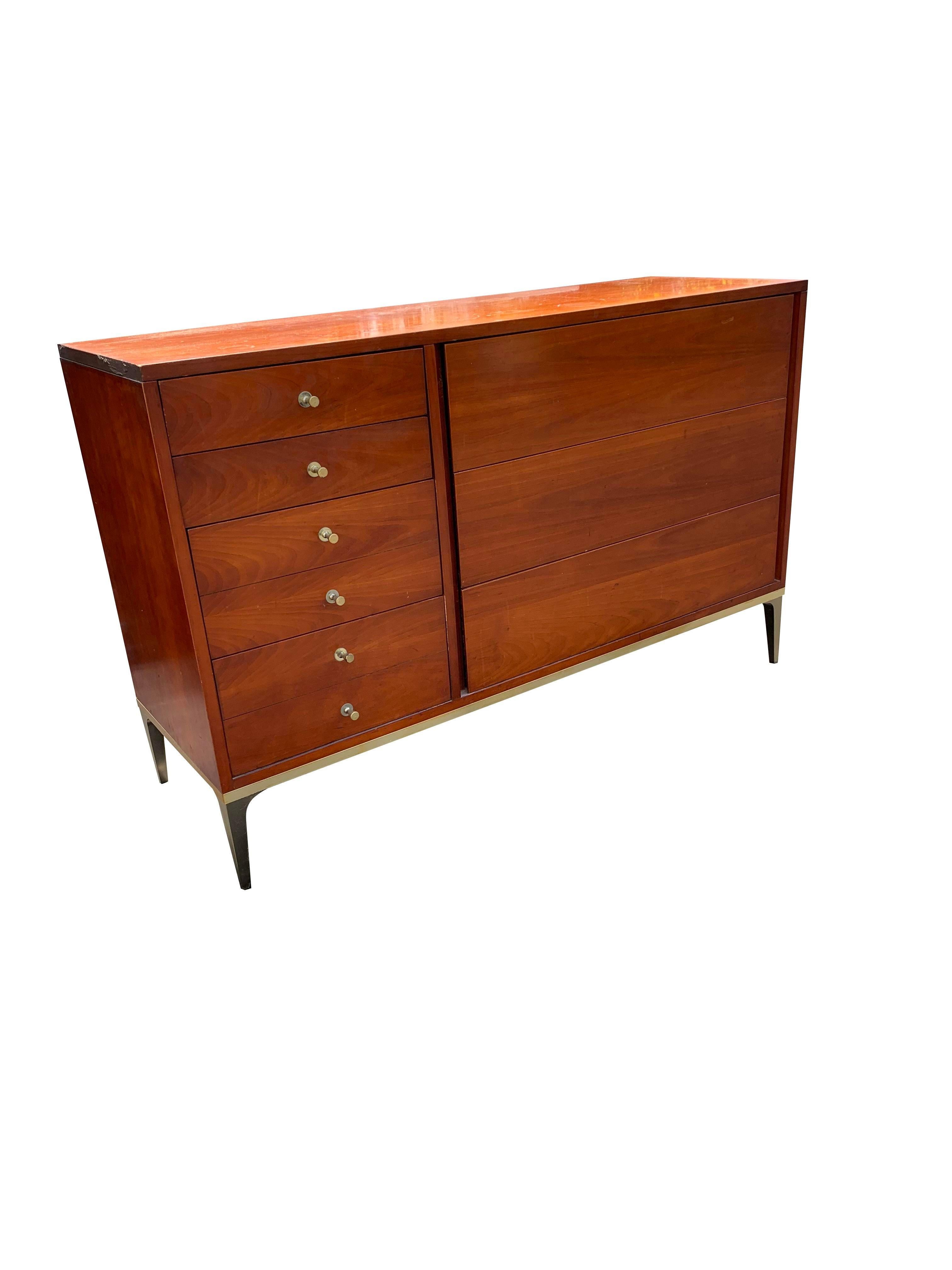 Mid-20th Century Herman Miller Style Credenza For Sale