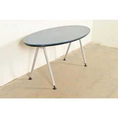Herman Miller Style Modern Oval Dining Table or Library Table