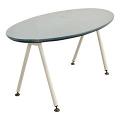 Herman Miller Style Modern Oval Dining Table or Library Table