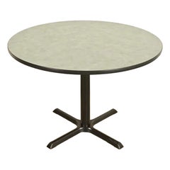 Herman Miller Style Modern Round Pedestal Dining Table or Game Table