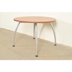 Herman Miller Style Modern Spider Leg Round Dining Table or Game Table