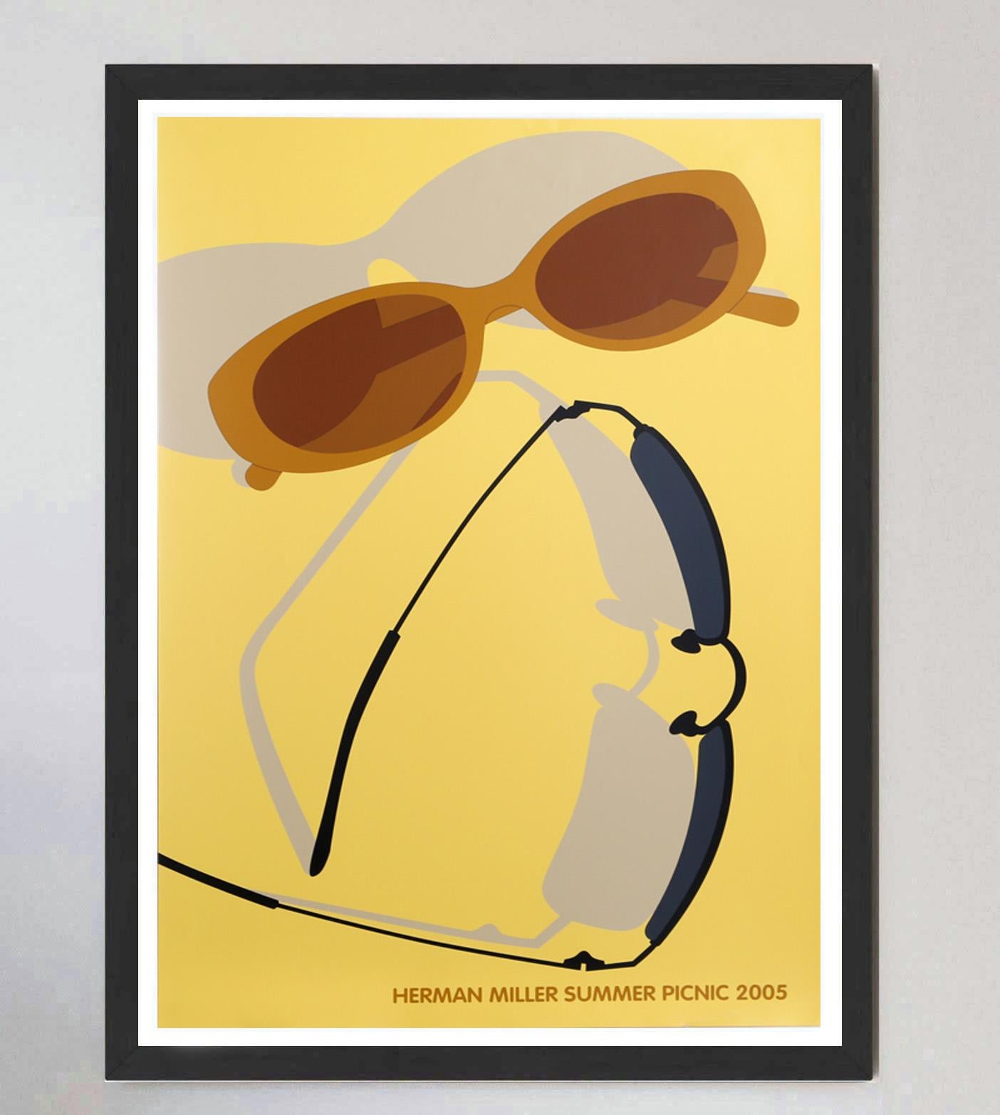 Herman Miller Sommer-Picknick 2005 Original-Vintage-Poster (21. Jahrhundert und zeitgenössisch) im Angebot
