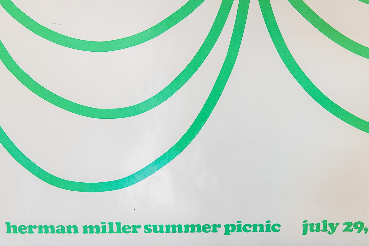 Herman Miller Sommer- Picnic- Schokolade-Kake-Plakat von Stephen Frykholm im Zustand „Gut“ im Angebot in Brooklyn, NY