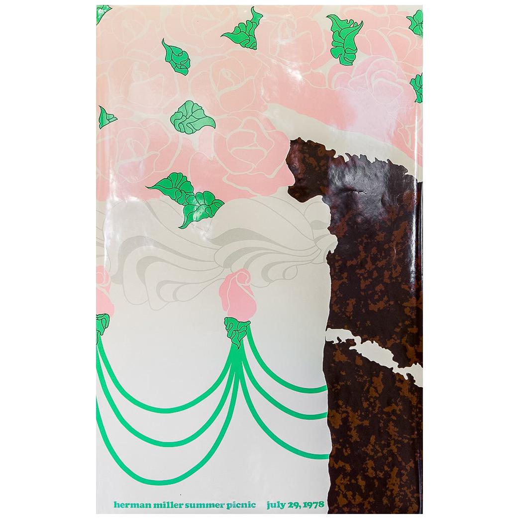 Herman Miller Summer Picnic Chocolate Cake Poster by Stephen Frykholm