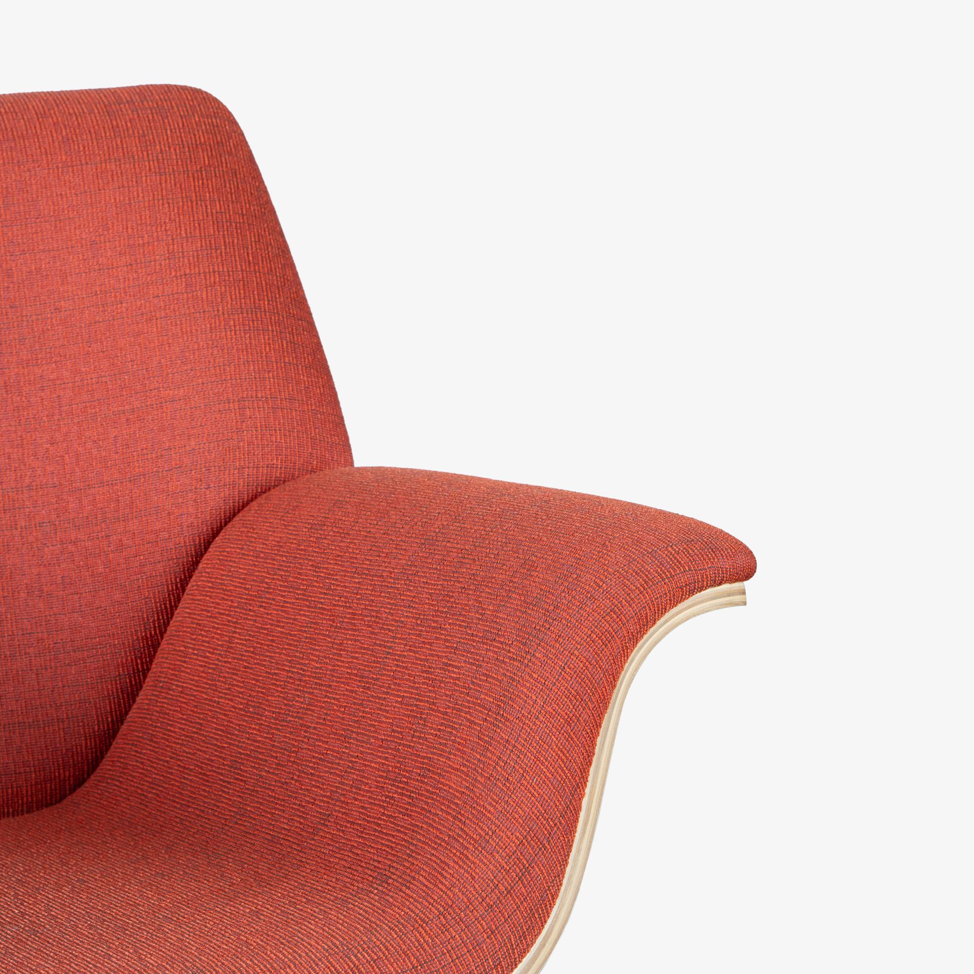 Herman Miller Swoop Plywood Lounge Chairs in Terra Cotta by Brian Kane, Pair 5