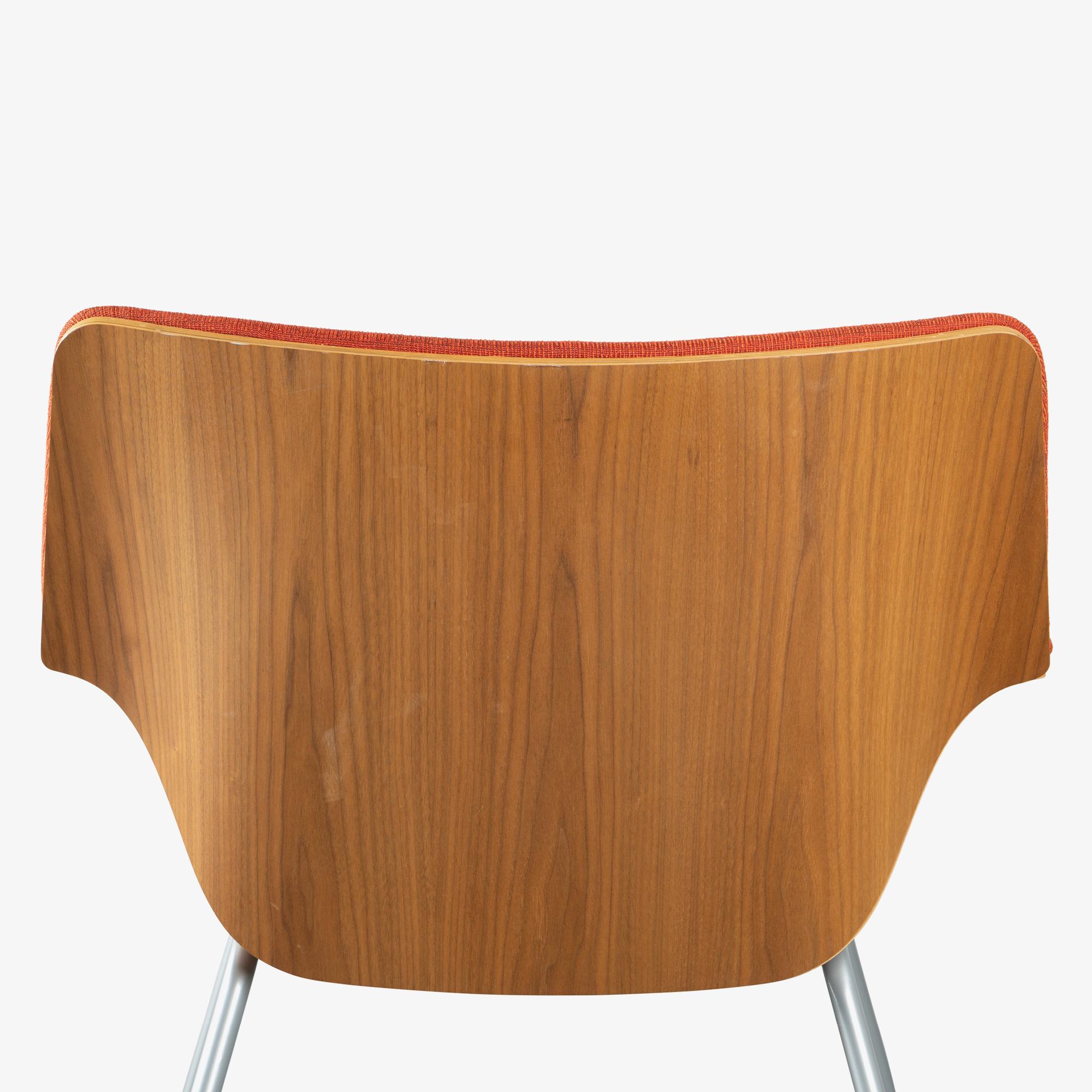 Herman Miller Swoop Plywood Lounge Chairs in Terra Cotta by Brian Kane, Pair 1
