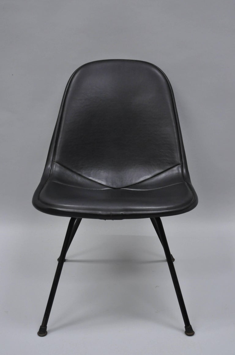 Herman Miller Vintage Eames DKX Chair Black Upholstered ...