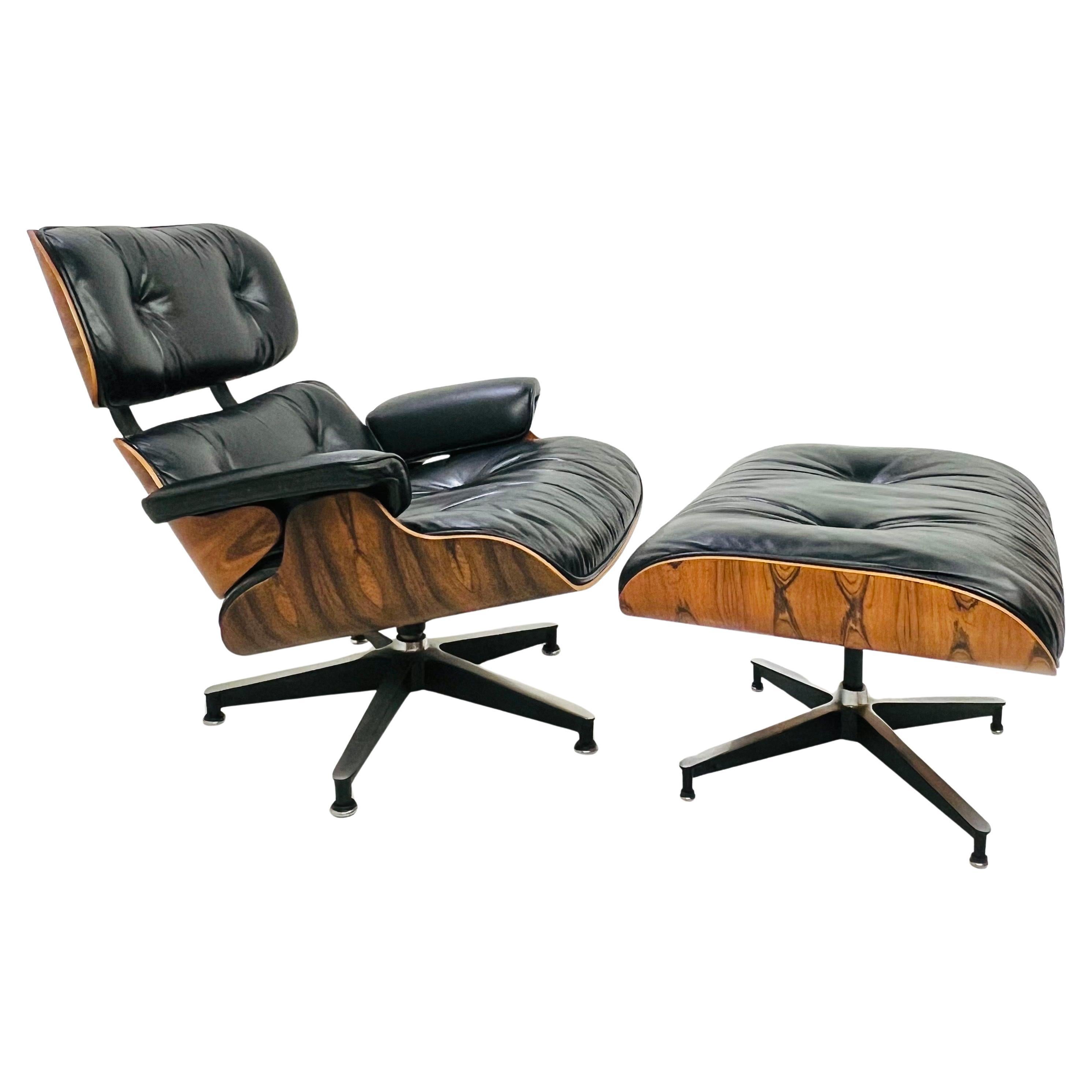 Herman Miller Vintage Eames Lounge Chair with Ottoman