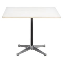 Herman Miller White Top Side Coffee Table or Dining Table, 1970s