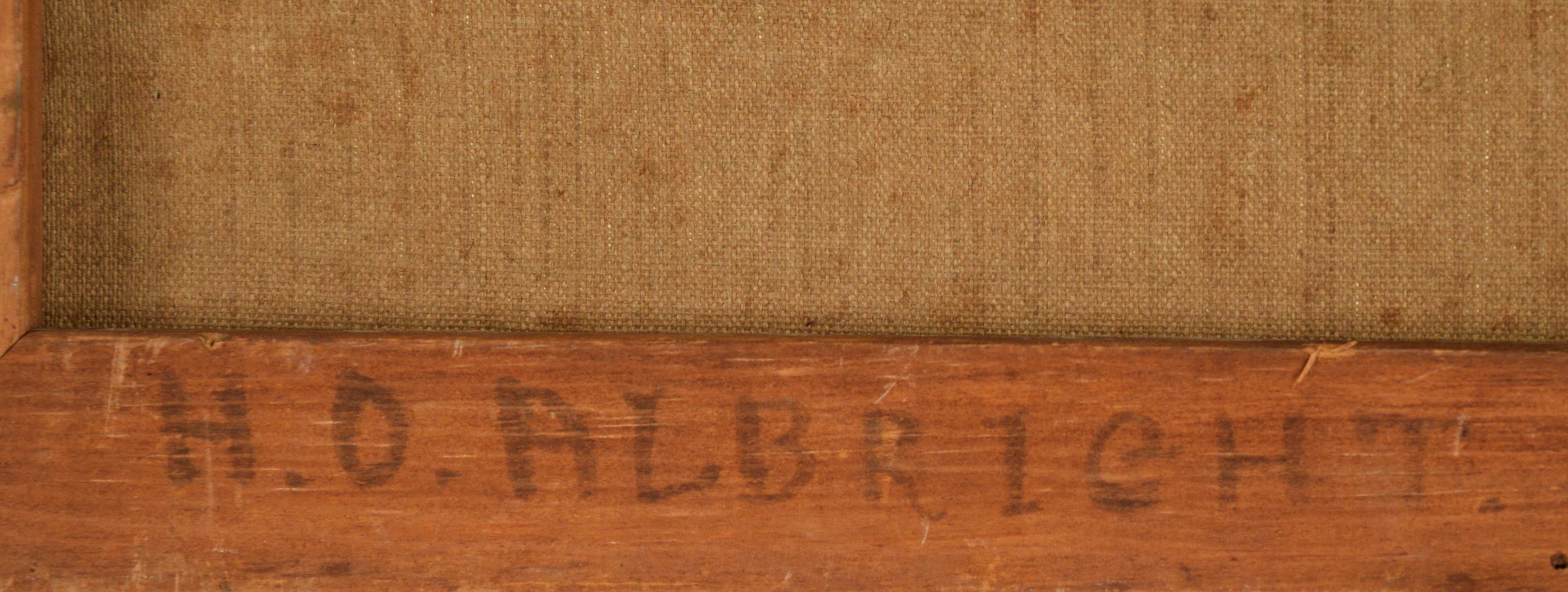 Nature morte « Fruit and Flowers » avec fruits en pierre d'Herman Oliver Albright 10