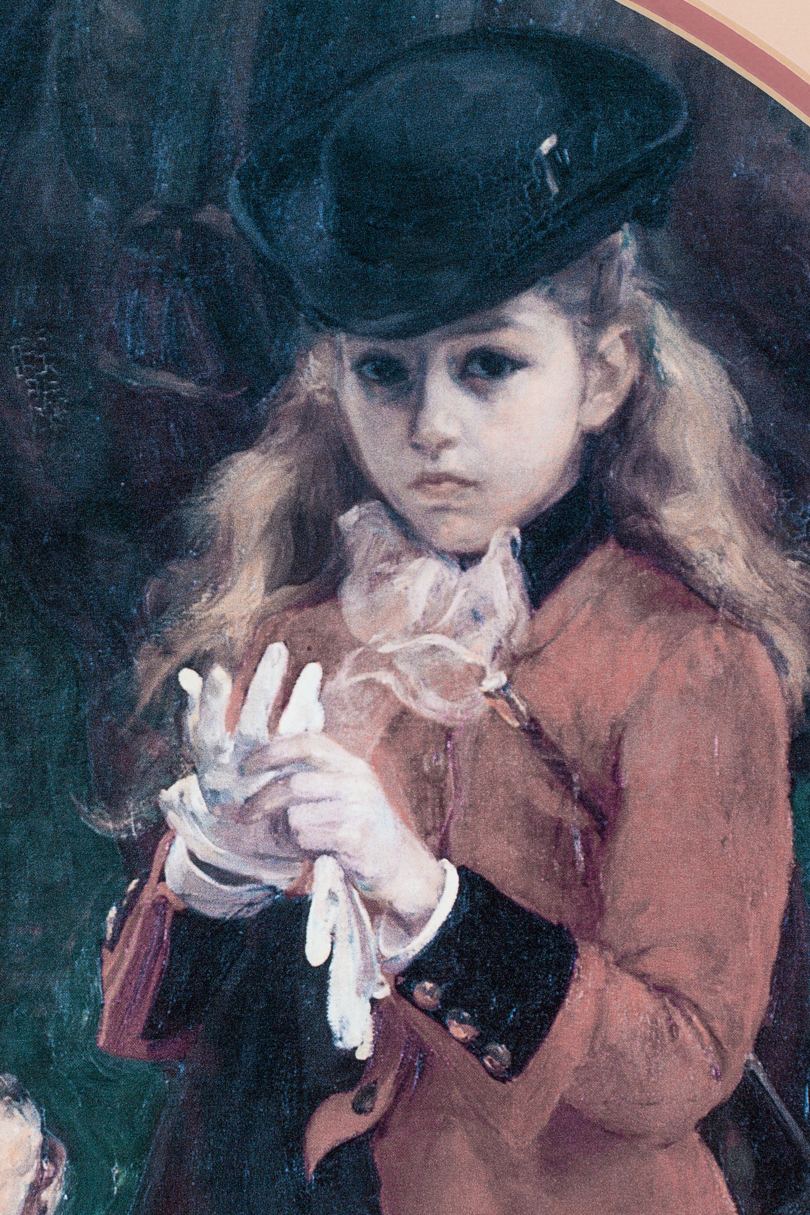 Detail of the Young Horsewoman - Painting by Herman Richir