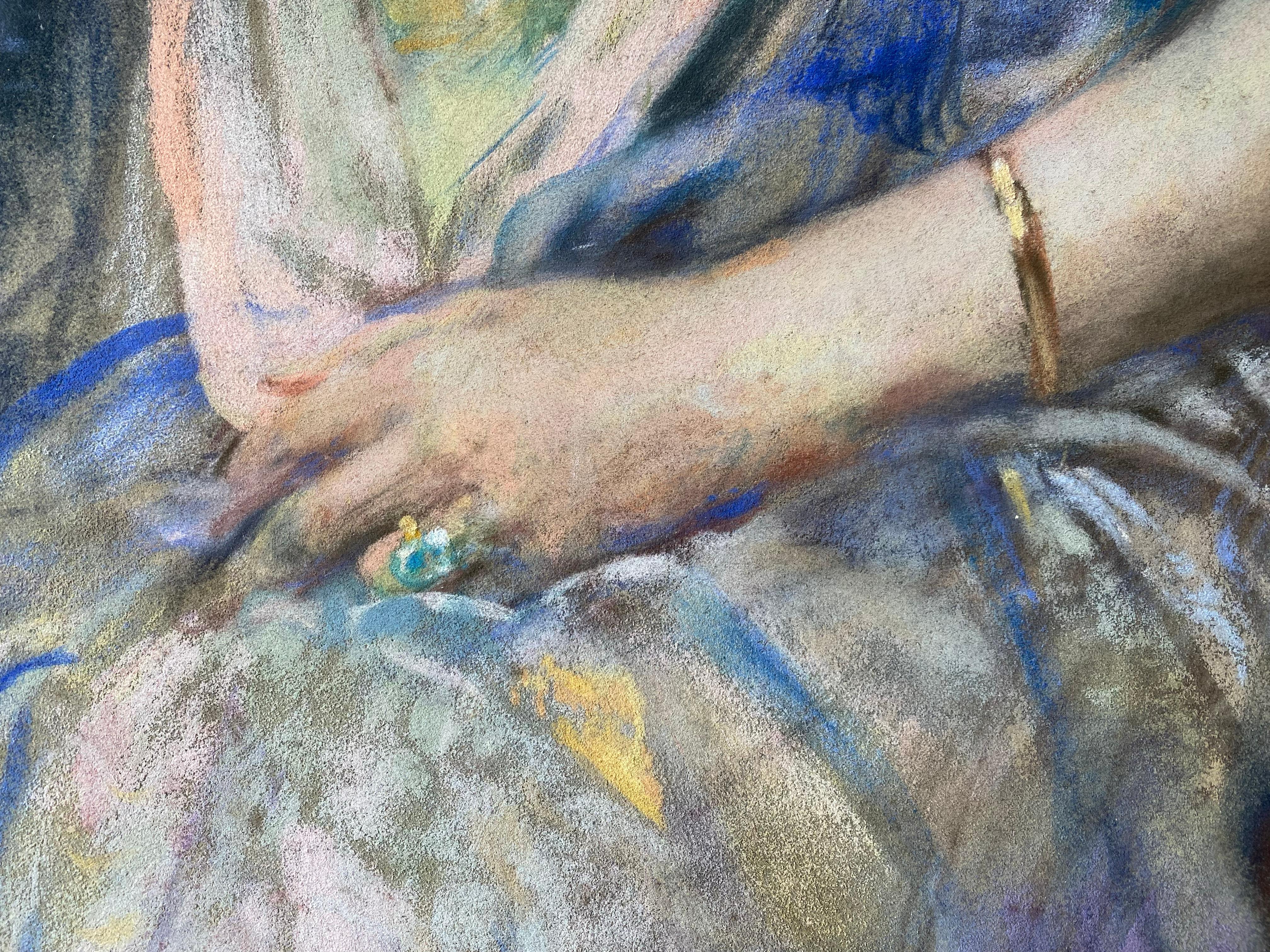 Signora sul divano' di Herman Richir (1866 - Bruxelles - 1942) in vendita 12