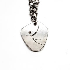 Herman Roth Sterling Silver Bracelet with Charm