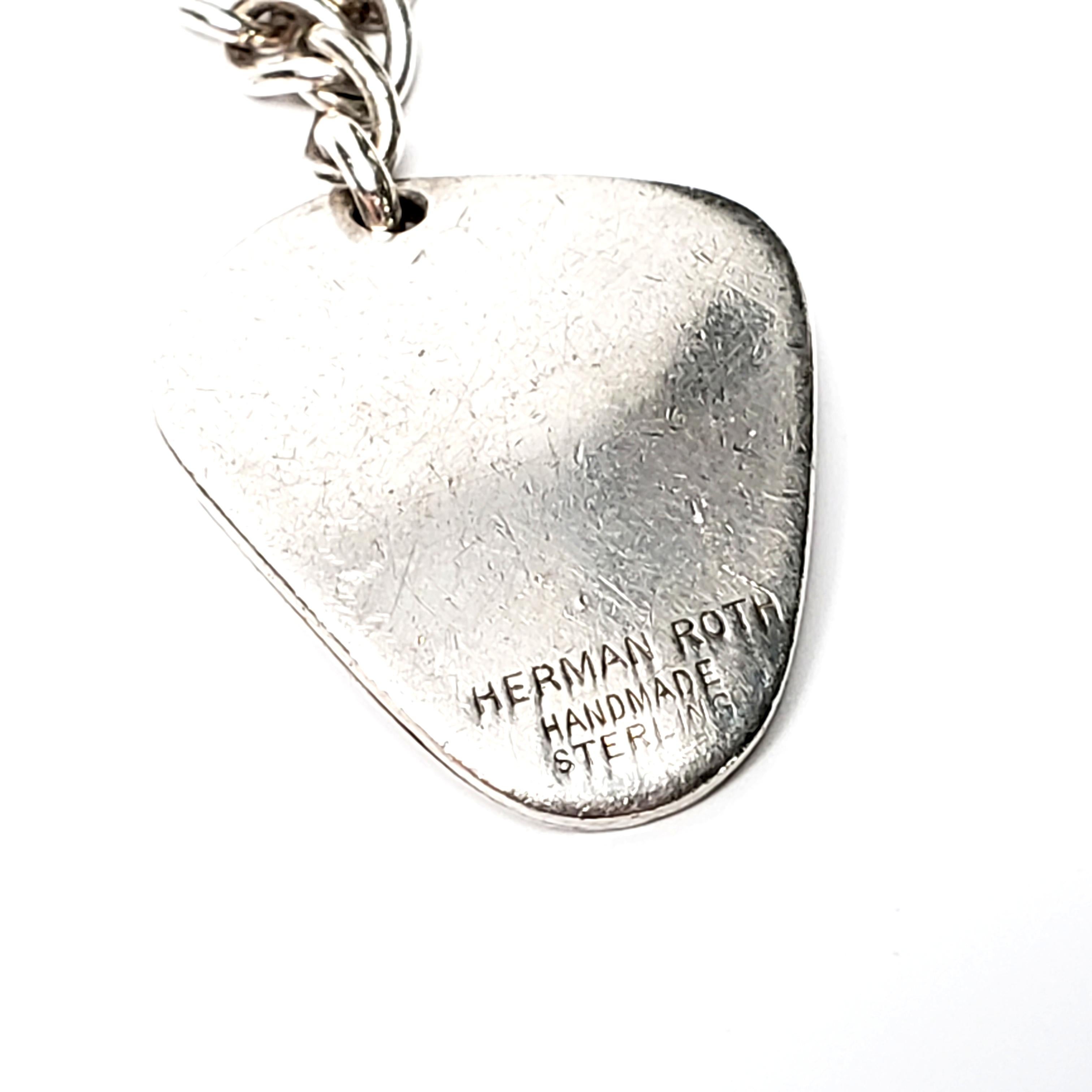 Herman Roth Bracciale in argento sterling con charm in vendita 2