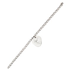 Herman Roth Sterling Silver Bracelet with Charm