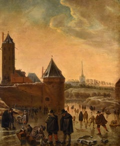 Winter Landscape Utrecht Saftleven 17/18th Century Paint Oil on canvas Flemish