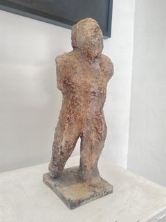Once-Off Patina 45 cm high Bronze Sculpture "In Beweging"