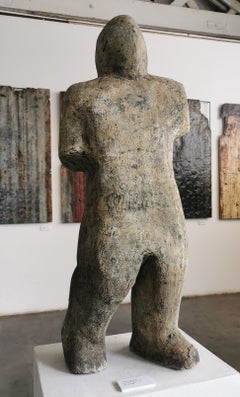 Escultura de Bronce "In Beweging" de 90 cm de altura, con pátina de una sola vez
