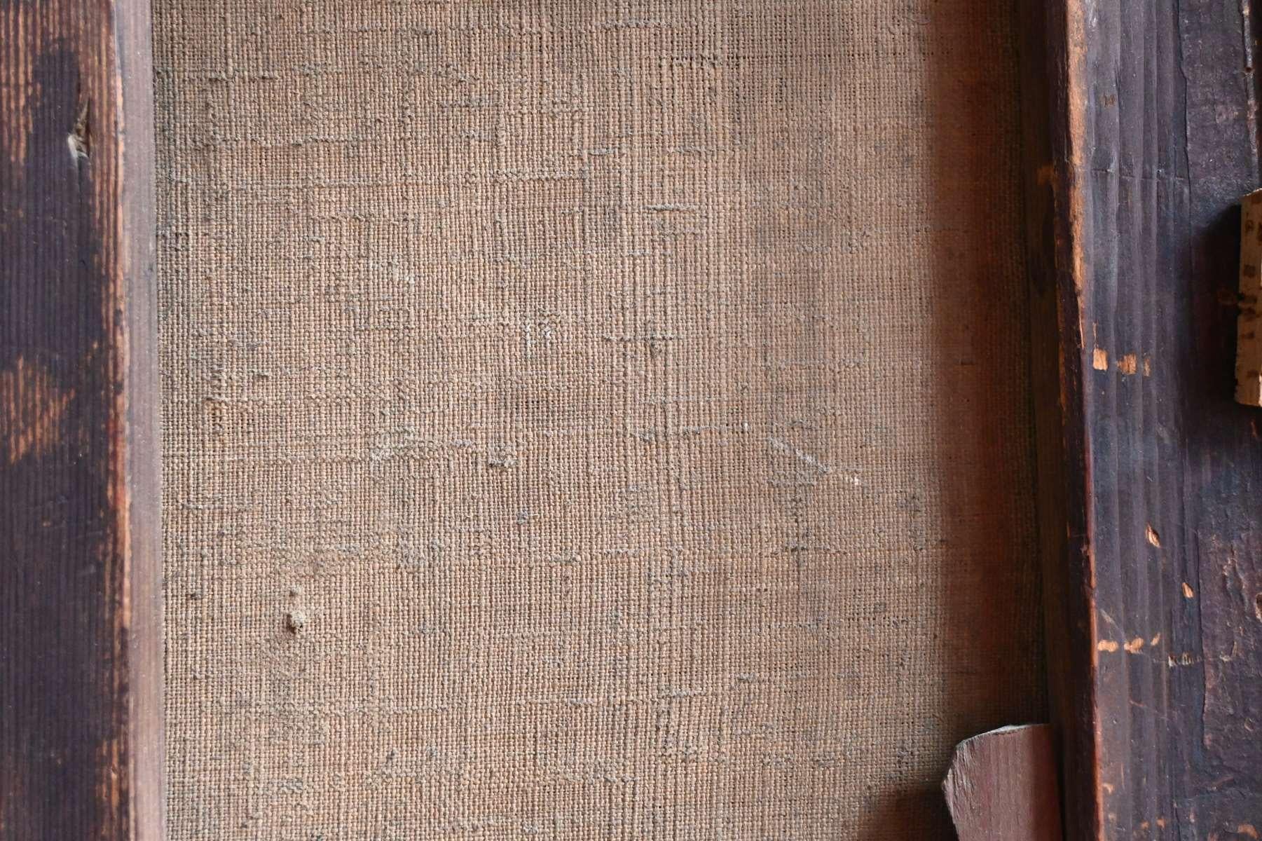 Seguace di H. Van Swanevelt, Pastori e il loro gregge su un sentiero, olio su tela in vendita 4