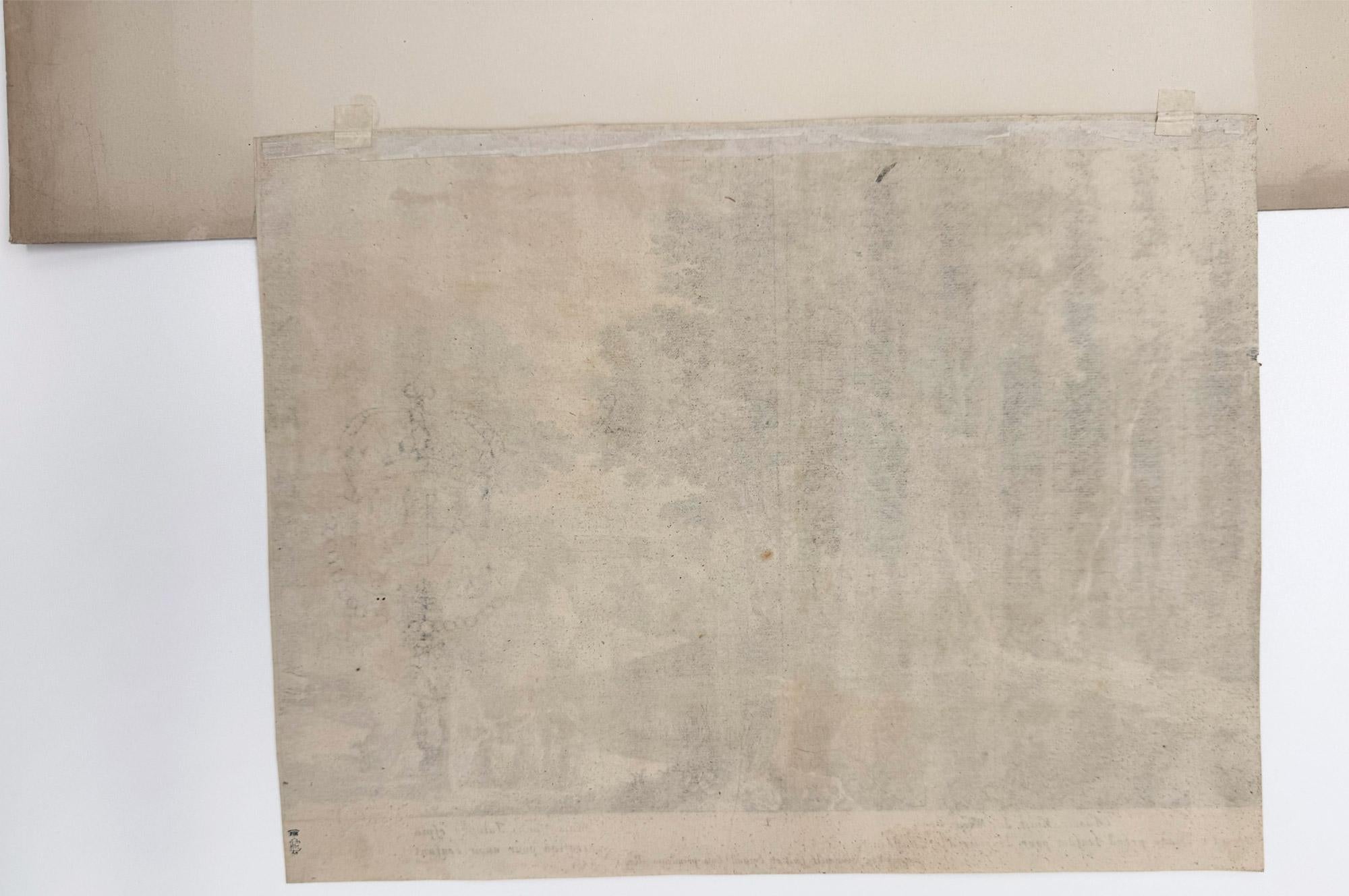 La naissance d'Adonis ; planche 1 de L'histoire d'Adonis - Maîtres anciens Print par Herman van Swanevelt