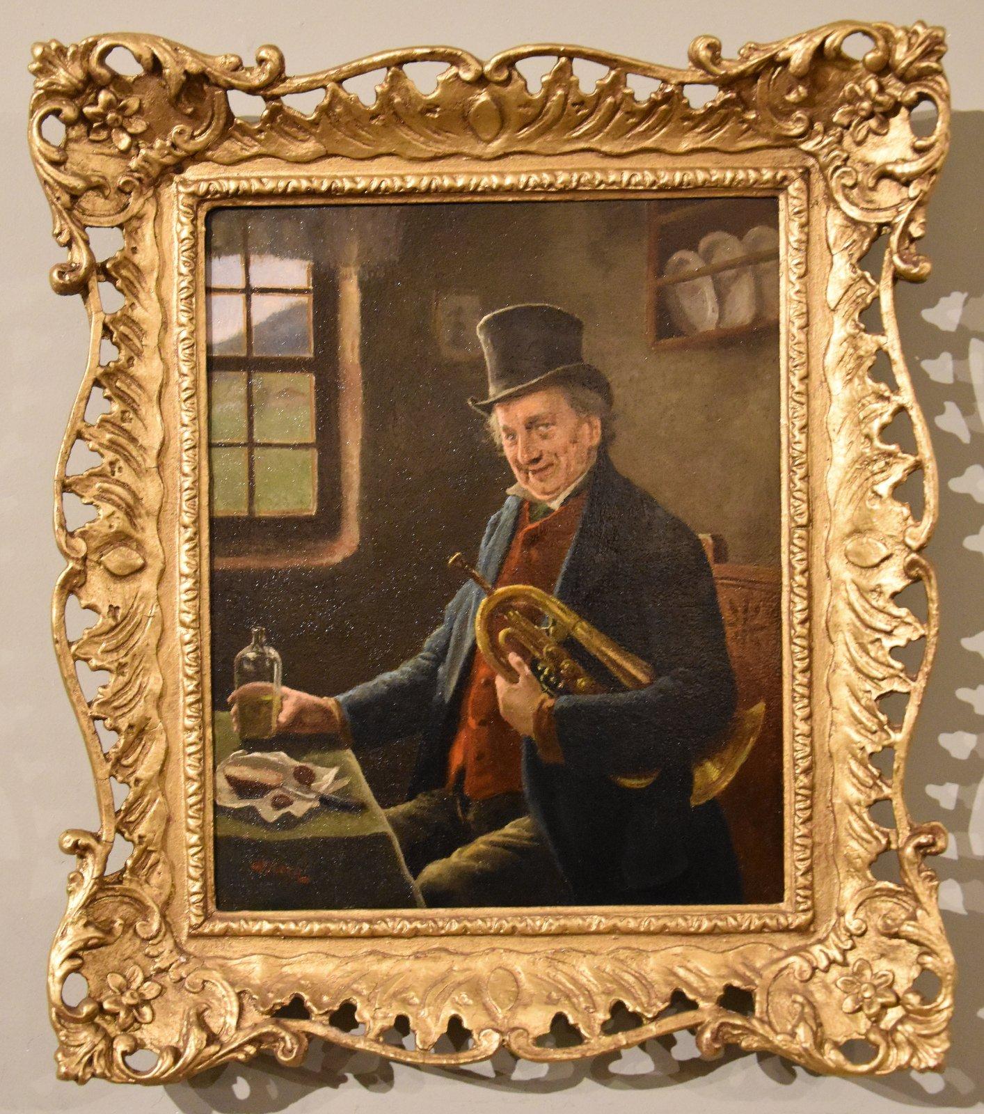 Ölgemälde paar von Hermann Armin Kern 