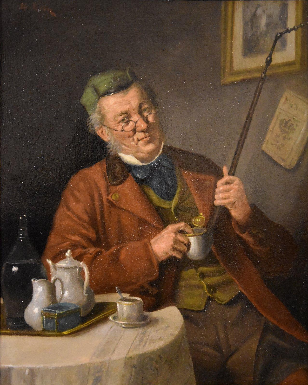 Ölgemälde paar von Hermann Armin Kern 