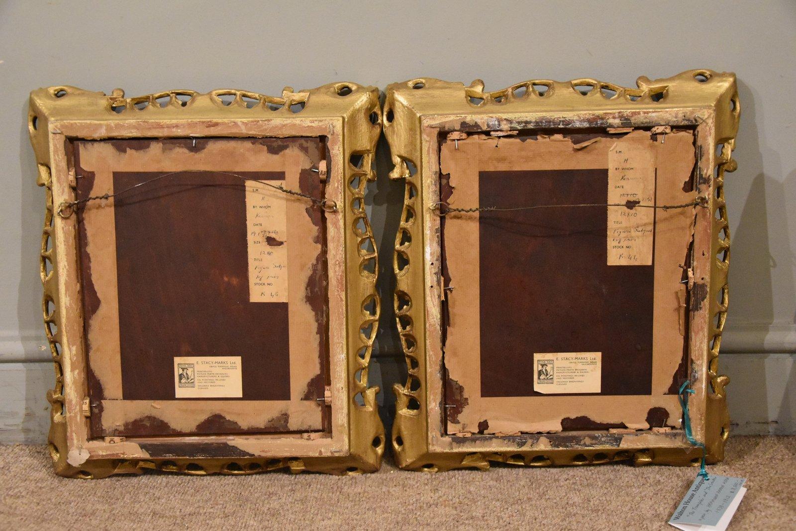 Ölgemälde paar von Hermann Armin Kern 