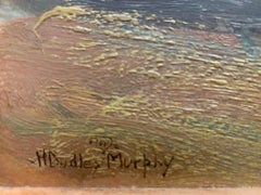"Eucalyptus Trees" Hermann Dudley Murphy,  American Impressionist seaside