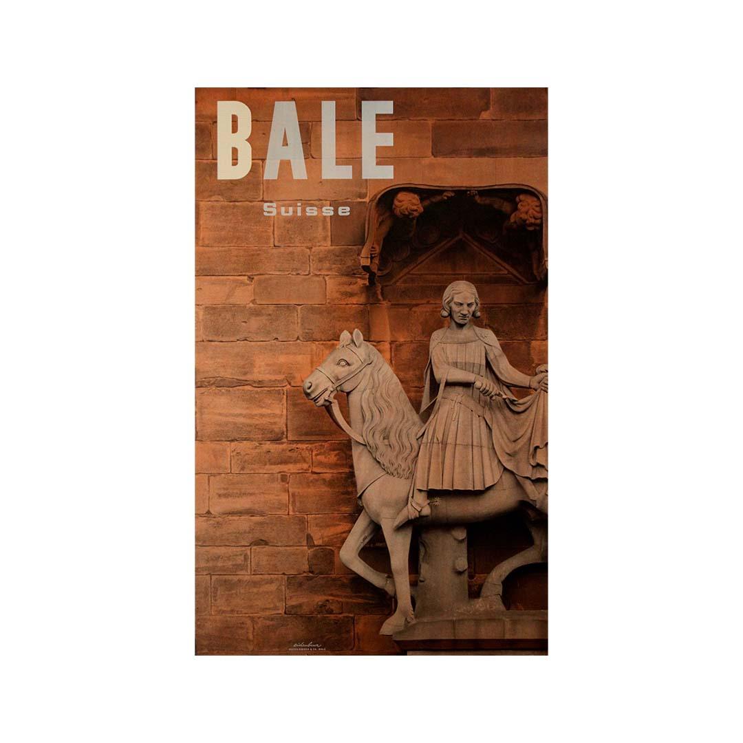 Originalplakat des Schweizer Designers Hermann Eidenbenz für Basel, Schweiz, 1937 im Angebot 3