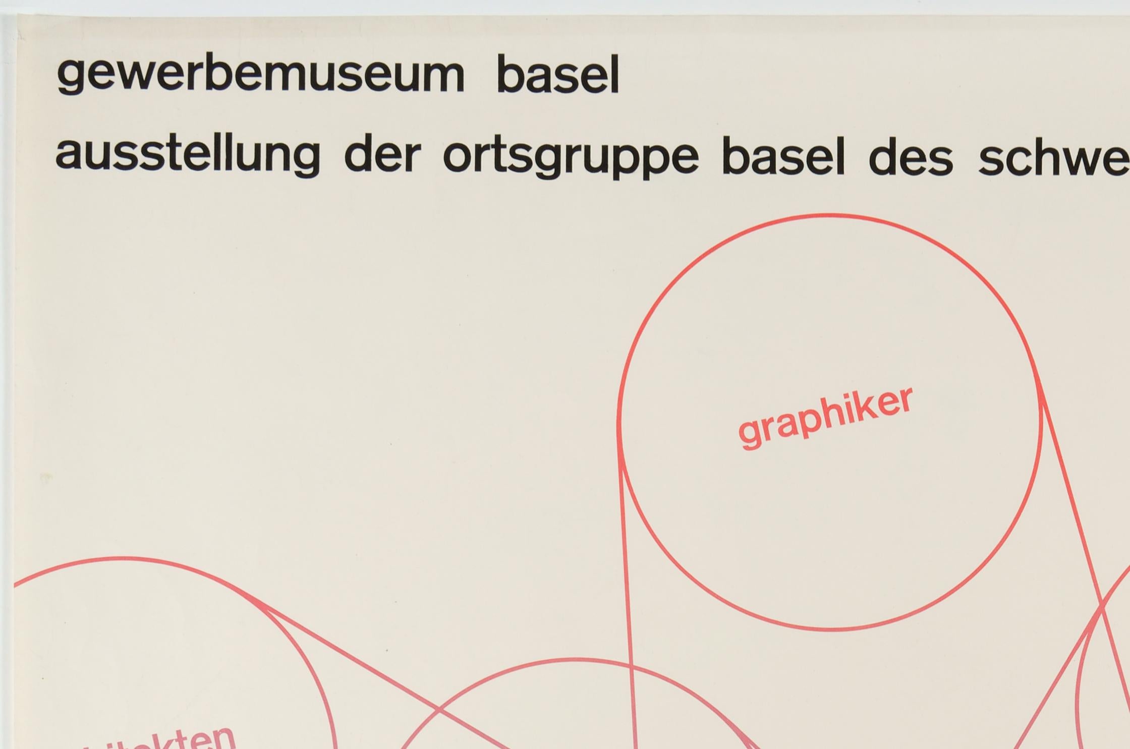 Werkbund - Original Schweizer Ausstellungsplakat (Moderne), Print, von Hermann Eidenbenz