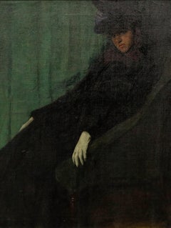 Attrib. Hermann Göhler (1874-1959) - c.1900 Oil, After the Party