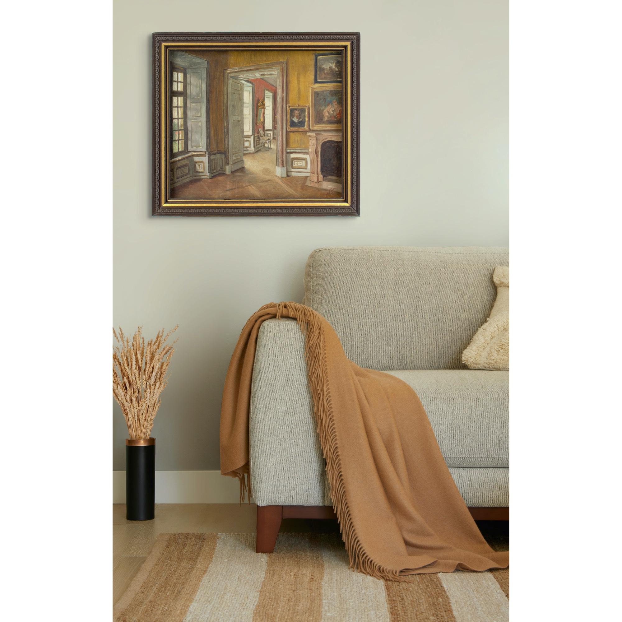 Questo dipinto a olio della fine del XIX secolo dell'artista americano-tedesco Hermann Hartwich (1853-1926) raffigura l'interno di un palazzo.

Nato a New York, Herman Hartwich era il figlio del famoso pittore di paesaggi tedesco Gunther Hartwick.