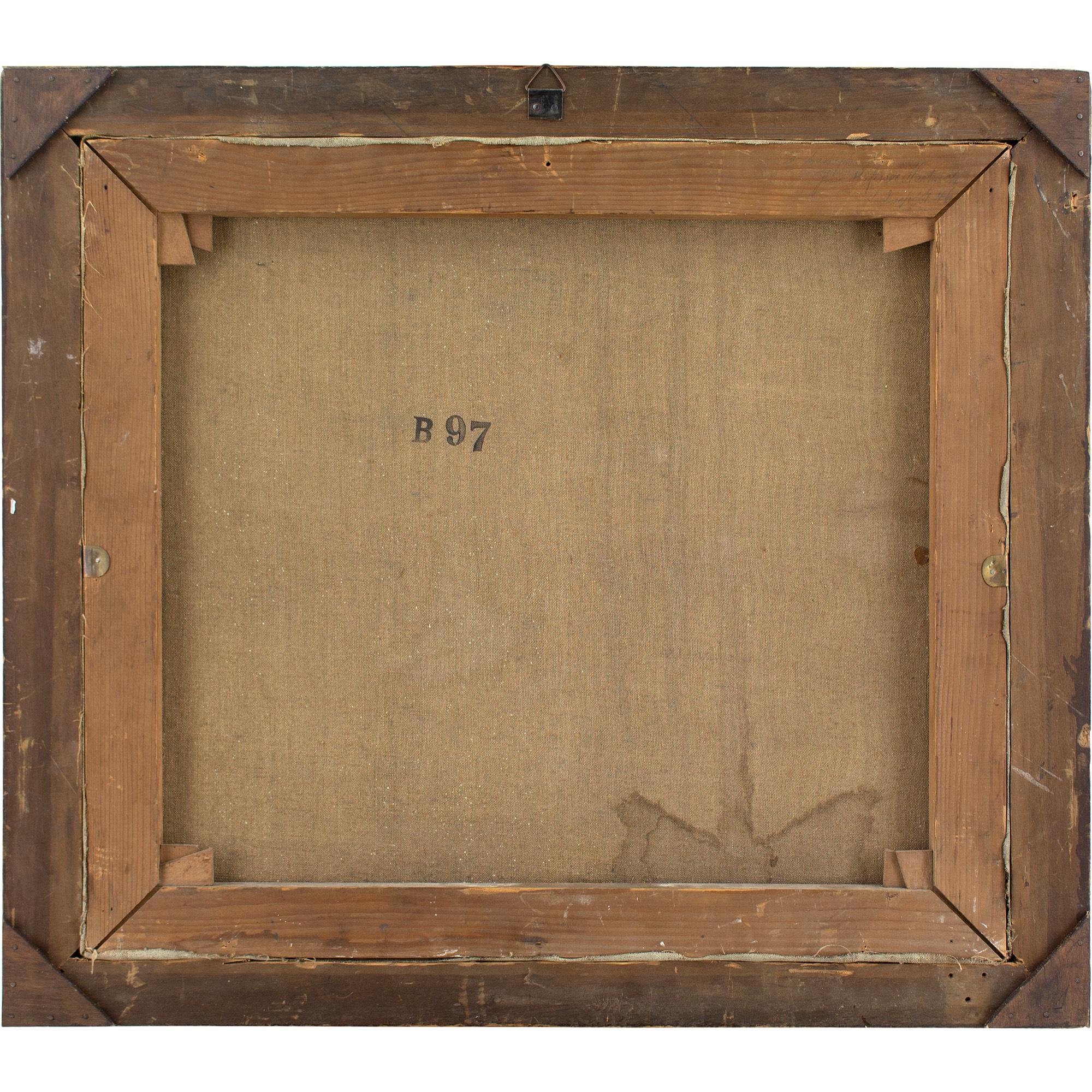 A. Hermwich, Interno di palazzo, Pittura a olio 6