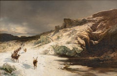 Caribù in montagna, 1878