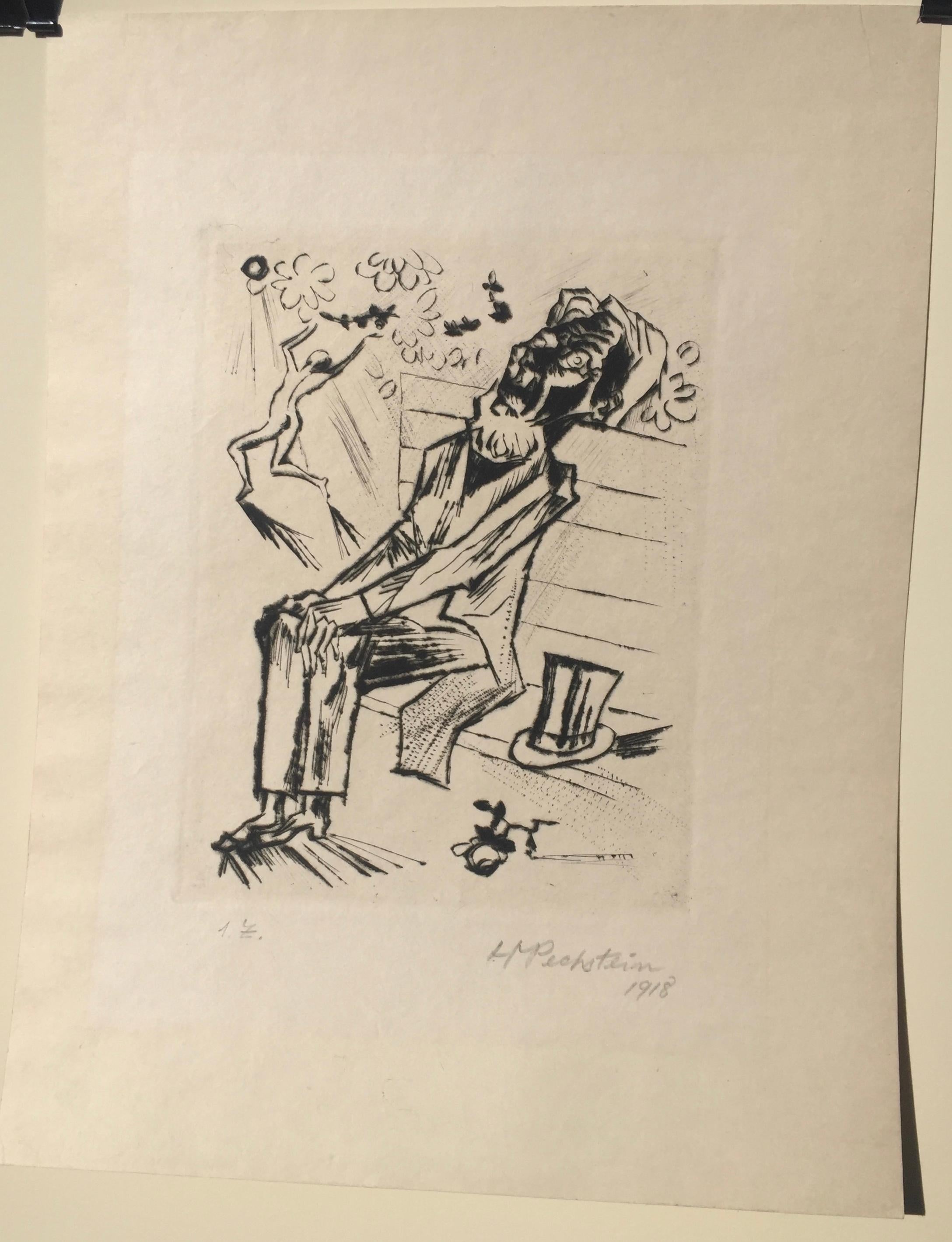 DER SCHATTEN II  – Print von Hermann Max Pechstein