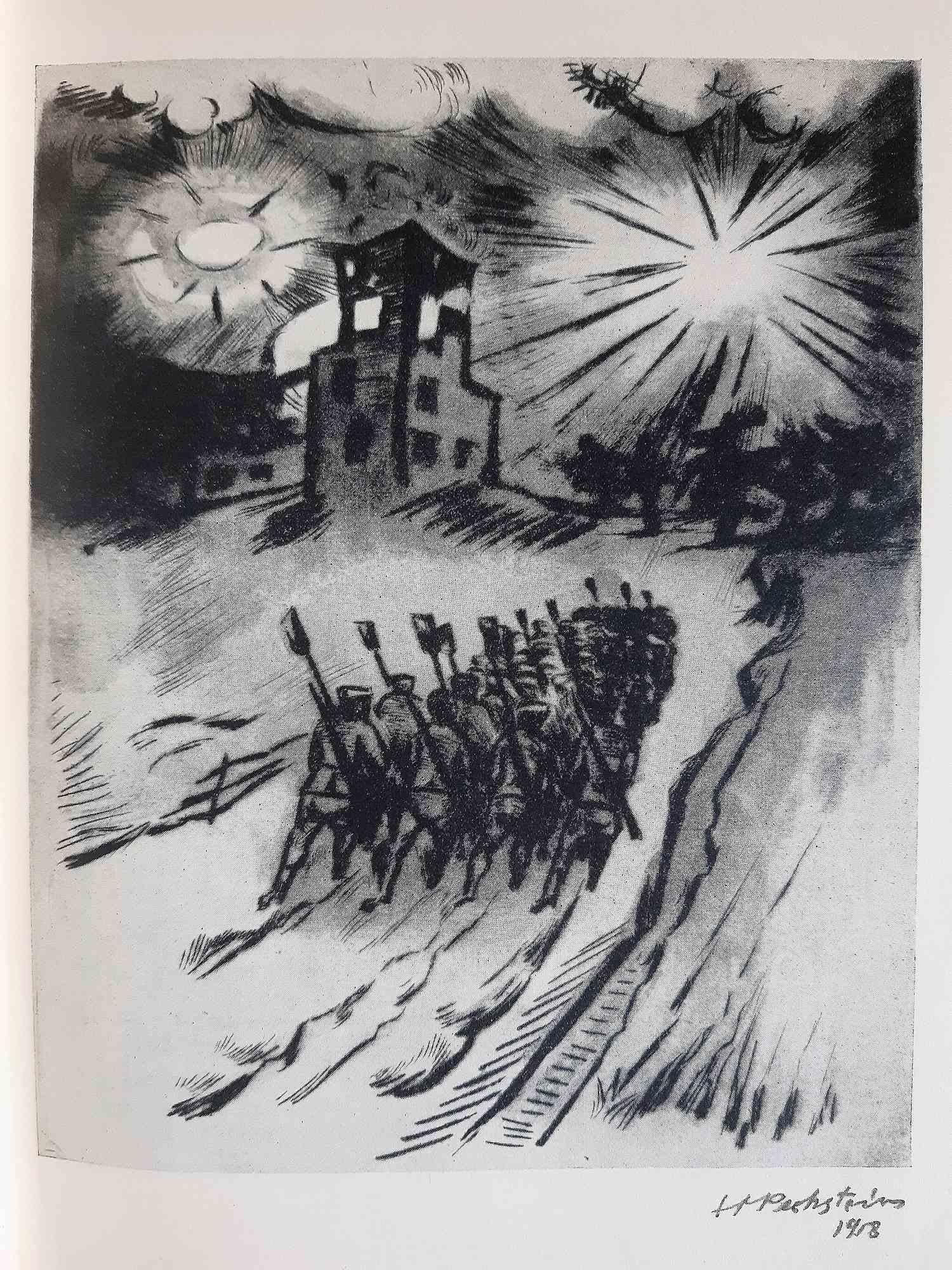 Die Grosse Befehl - Illustrated Book by Max Pechstein - 1933 - Expressionist Print by Hermann Max Pechstein