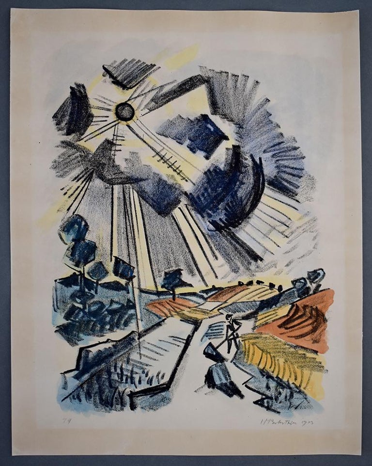 Radiant Sun - Print by Hermann Max Pechstein