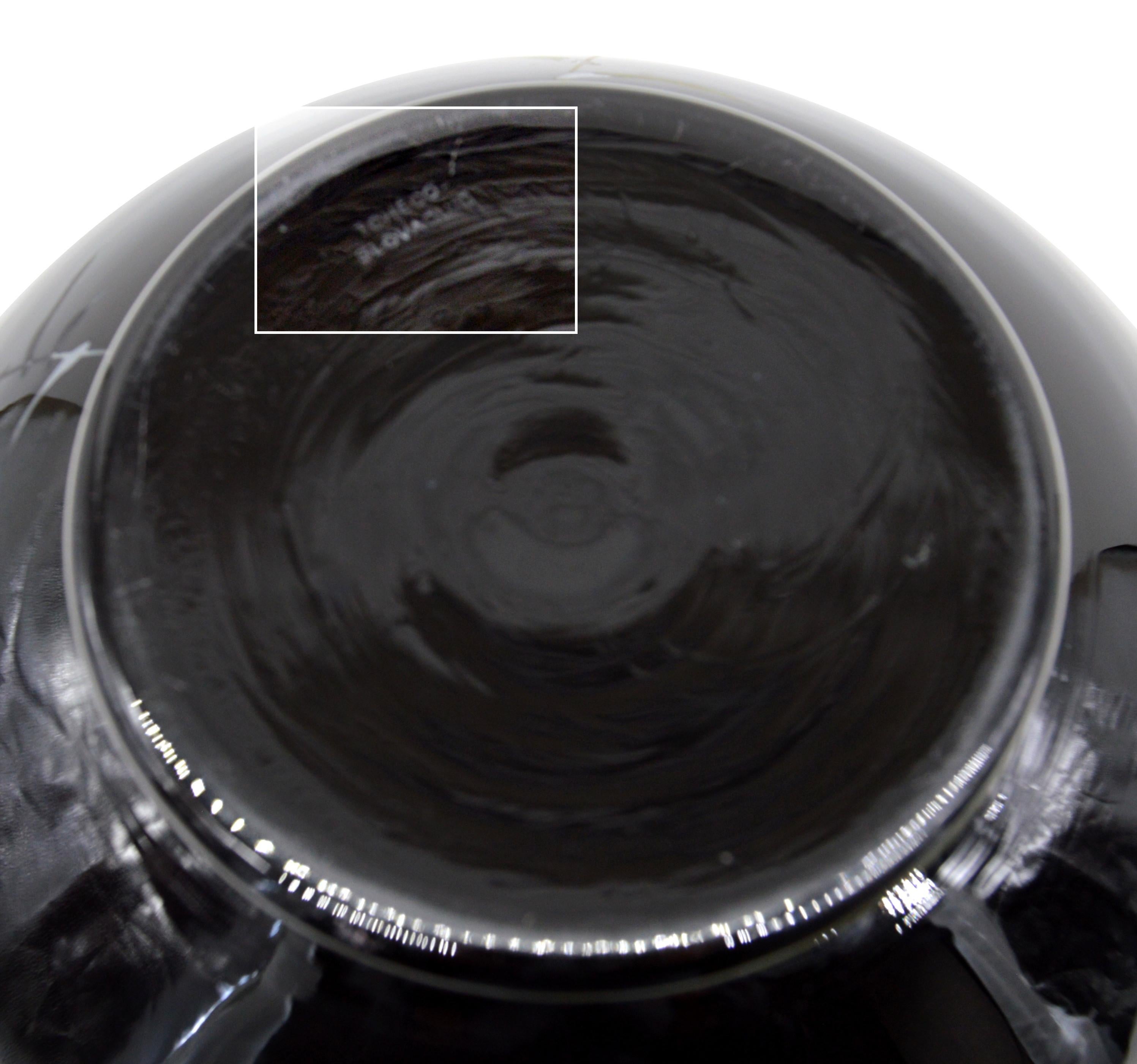 Inizio XX secolo Vaso in vetro Art Deco di A. Michel, 1920 in vendita
