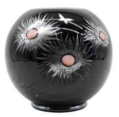 Vase en verre Art déco Hermann Michel, 1920