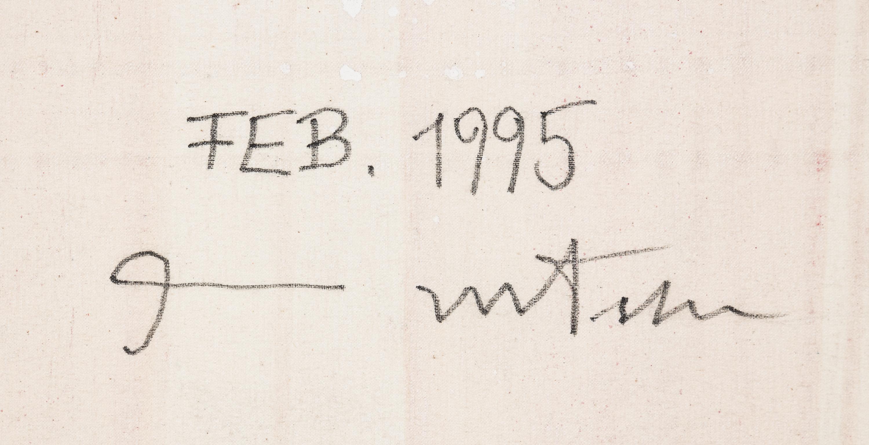 Ohne Titel, 1995 - Painting di Hermann Nitsch