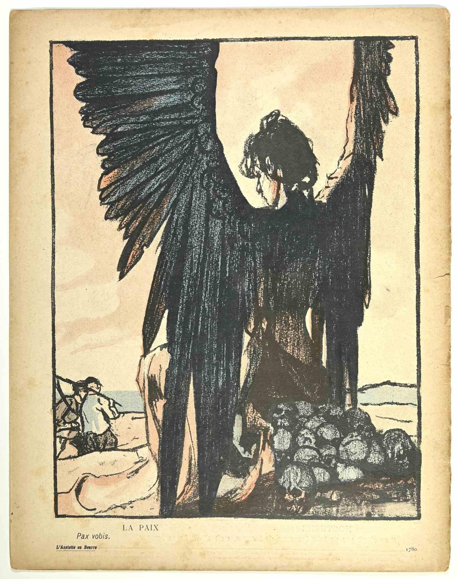 L'Assiette au Beurre - alte Comic-Zeitschrift - 1903 – Print von Hermann Paul