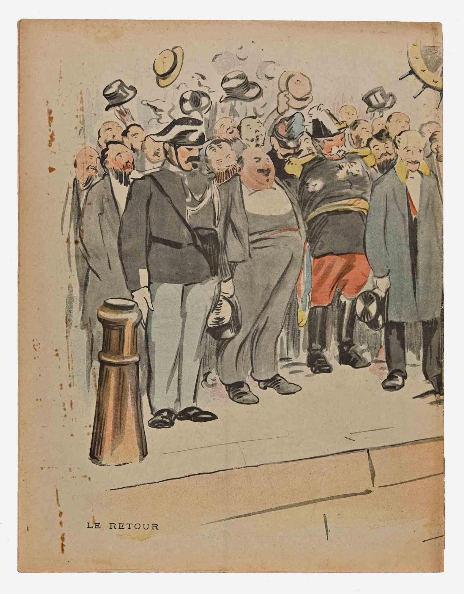 Le Rire - Rivista a fumetti d'epoca - 1897 - Print di Hermann Paul