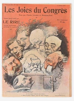 Les Joies du Congrès - Antique Comic Magazine - 1909