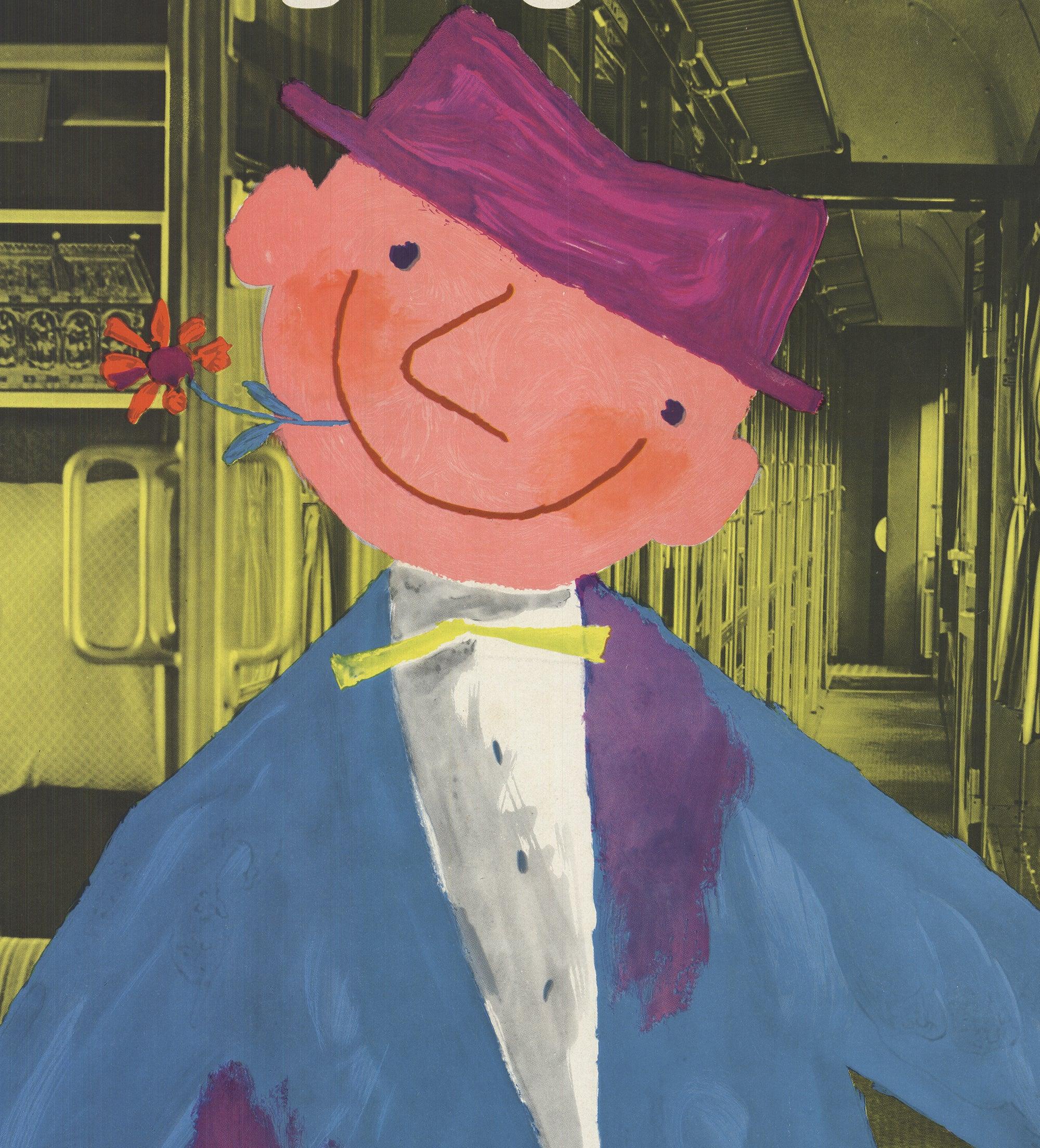 Travel Freely- Bewegungsfrei reisen - Modern Print by Hermann Rastorfer