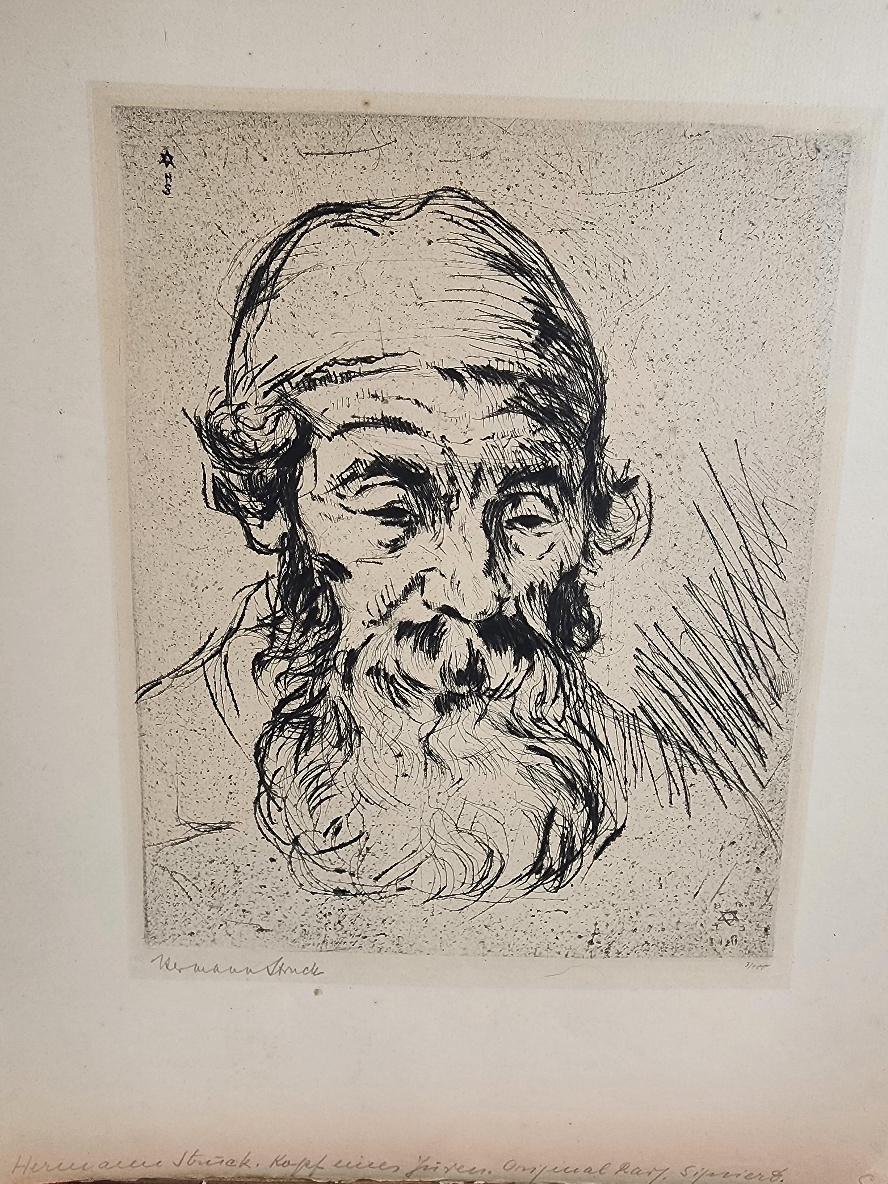 Ein Jude – Print von Hermann Struck