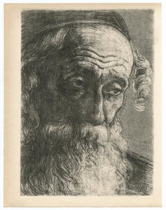"Viejo judío de Jaffa" grabado original