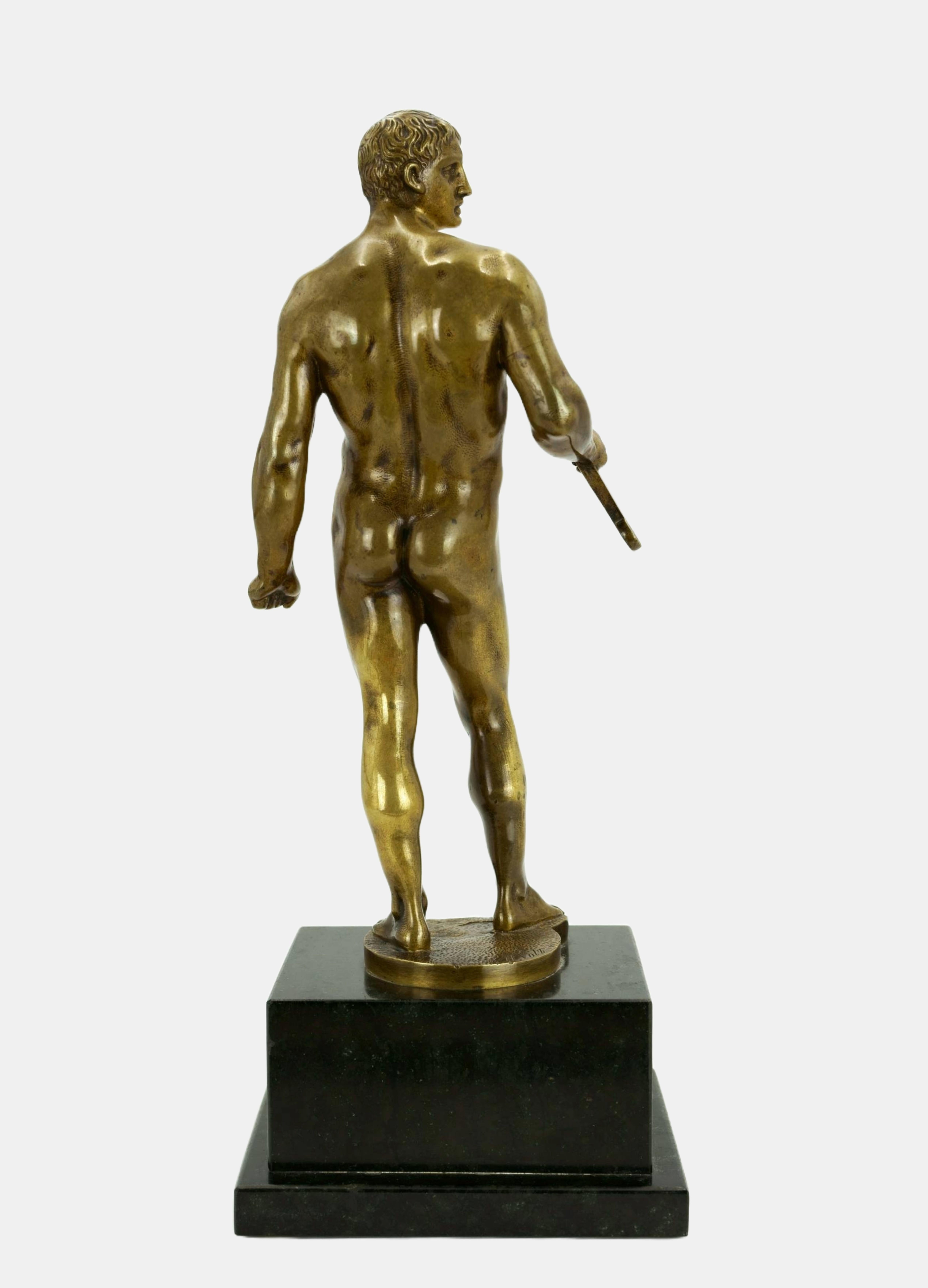 Naked warrior with short sword / - The New Hercules - For Sale 5