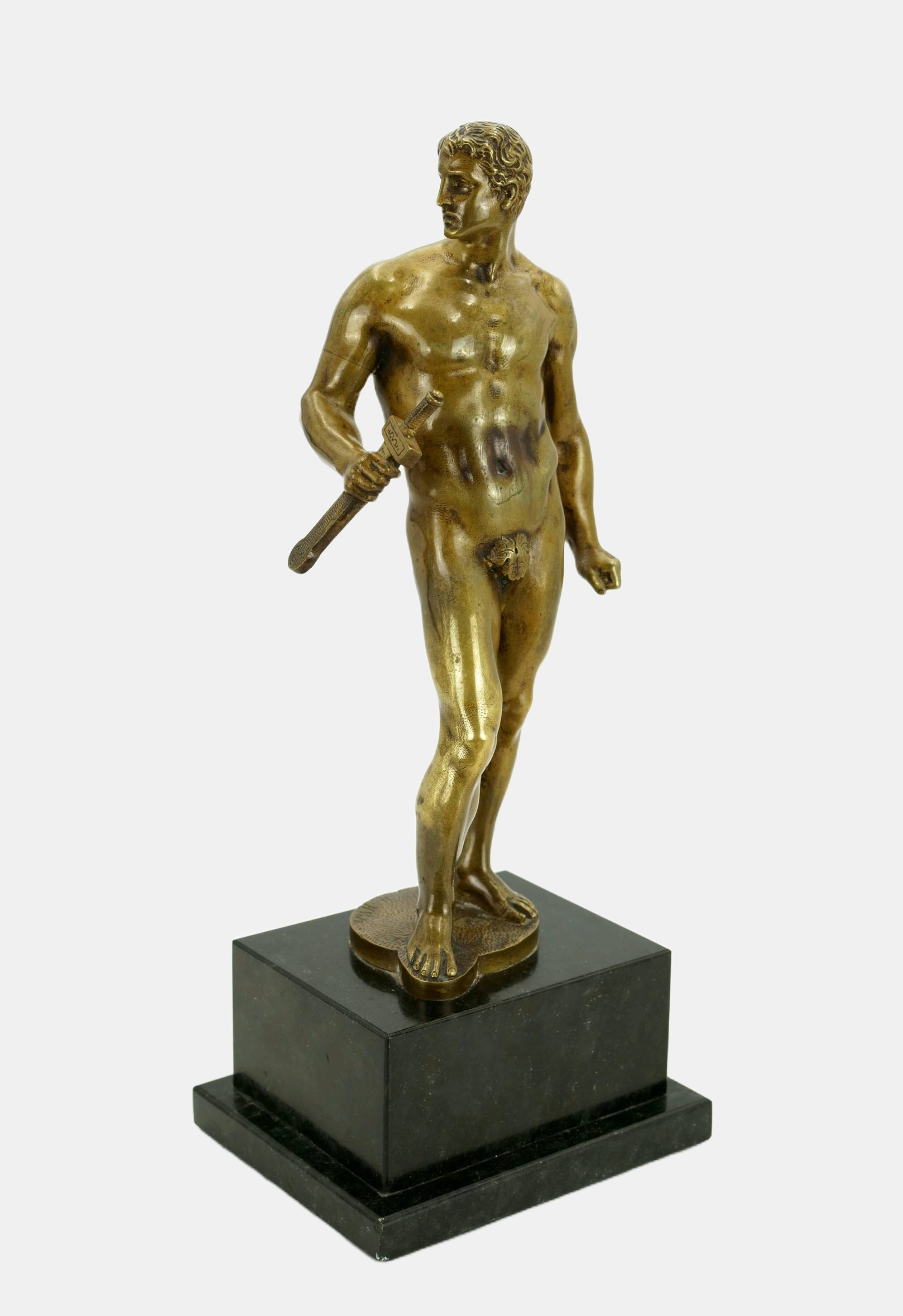 Naked warrior with short sword / - The New Hercules - For Sale 3